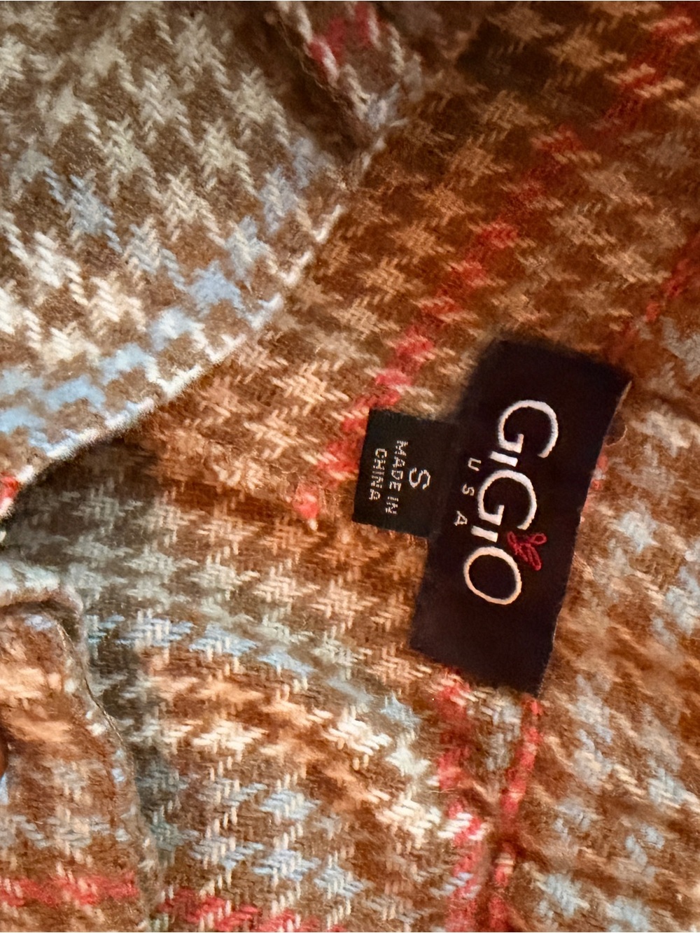 Gigio Wide Leg Plaid Women’s Tweed Pants - Picture 5 of 5